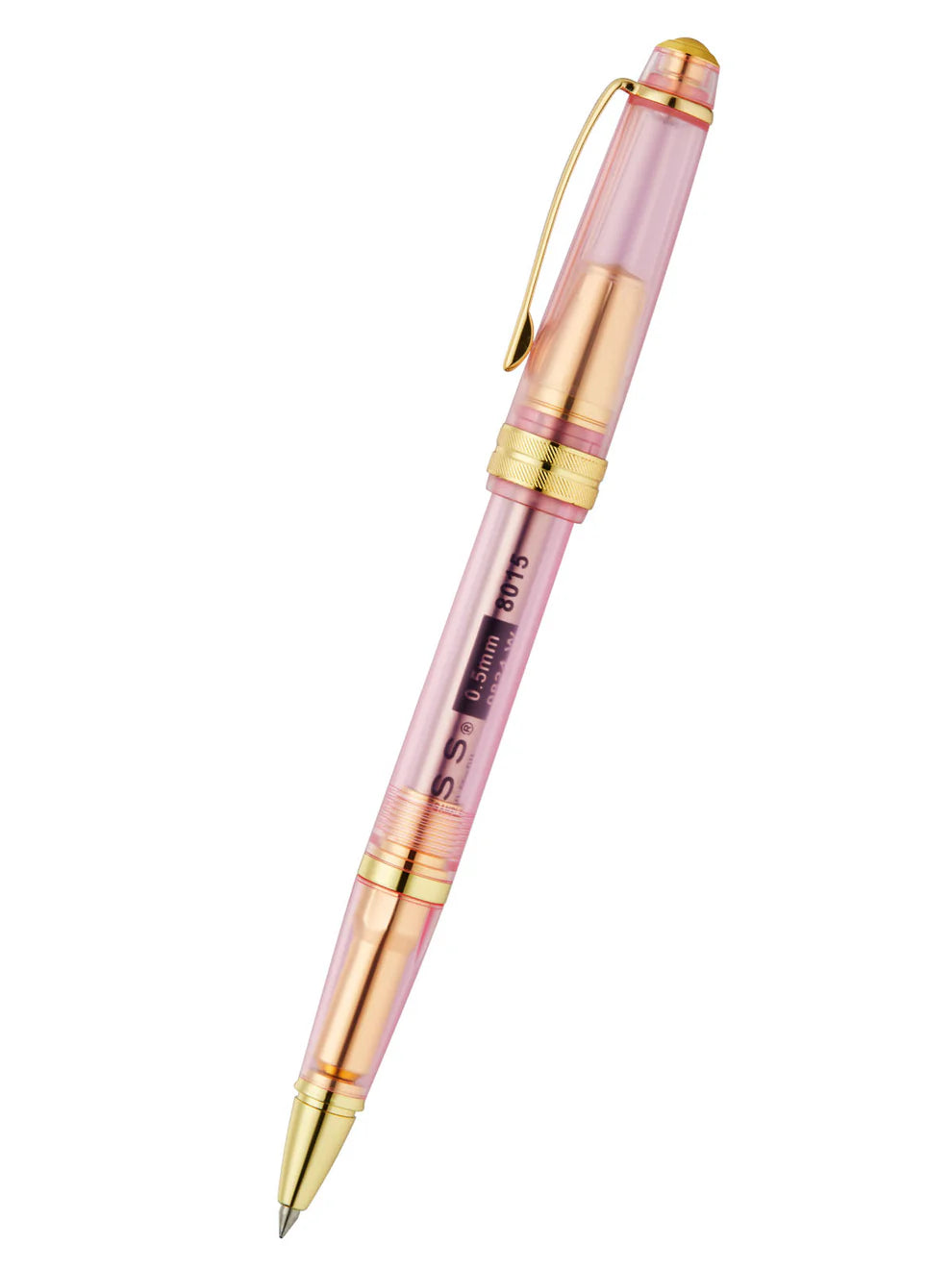 Penna roller Bailey Light™ in resina zaffiro rosa traslucido