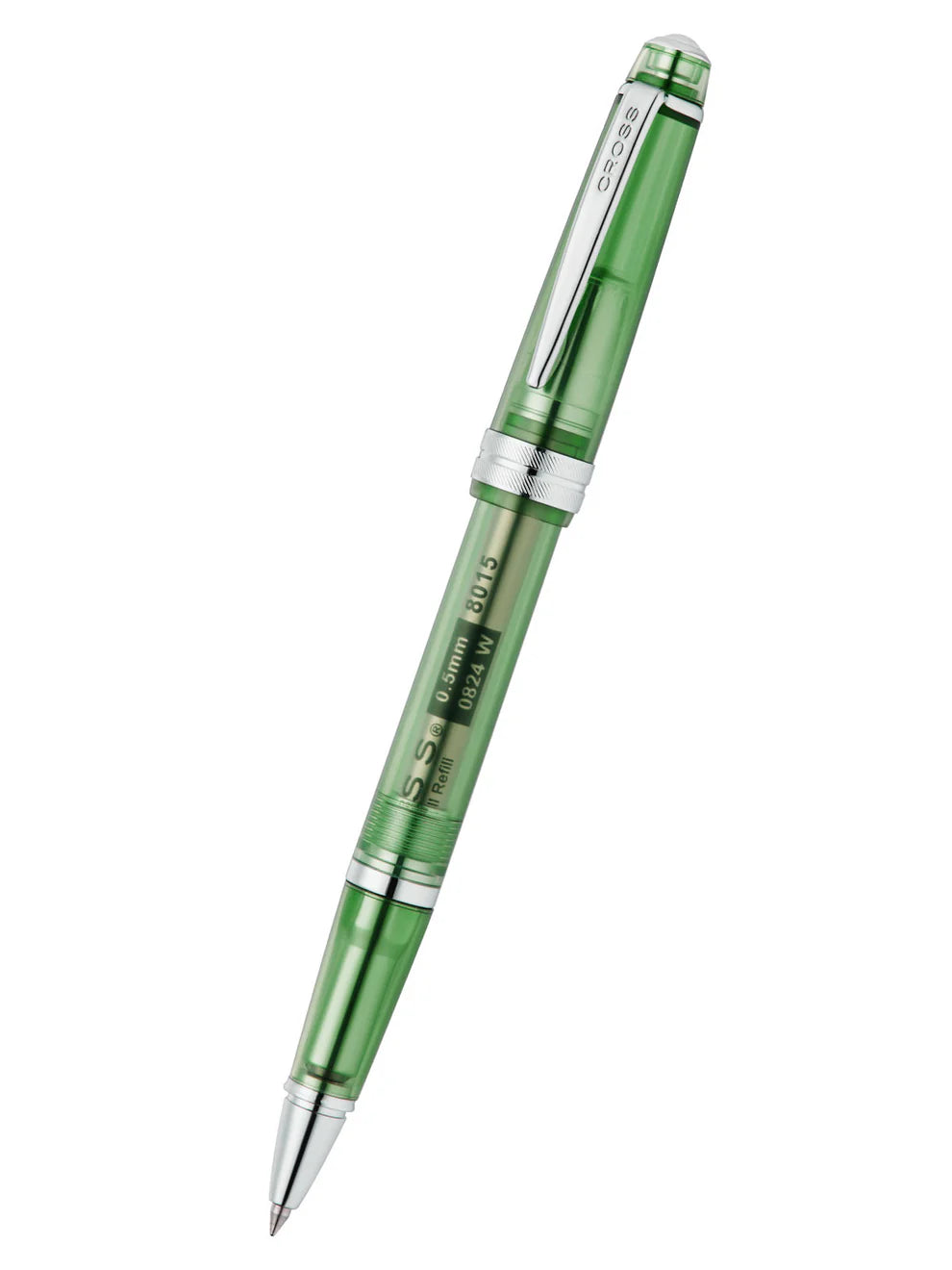 Penna roller Bailey Light™ in resina verde traslucida
