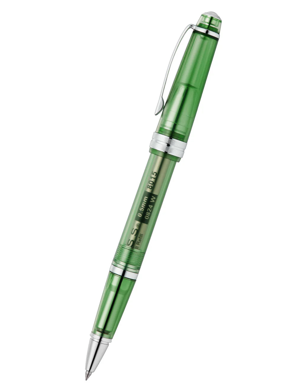 Penna roller Bailey Light™ in resina verde traslucida