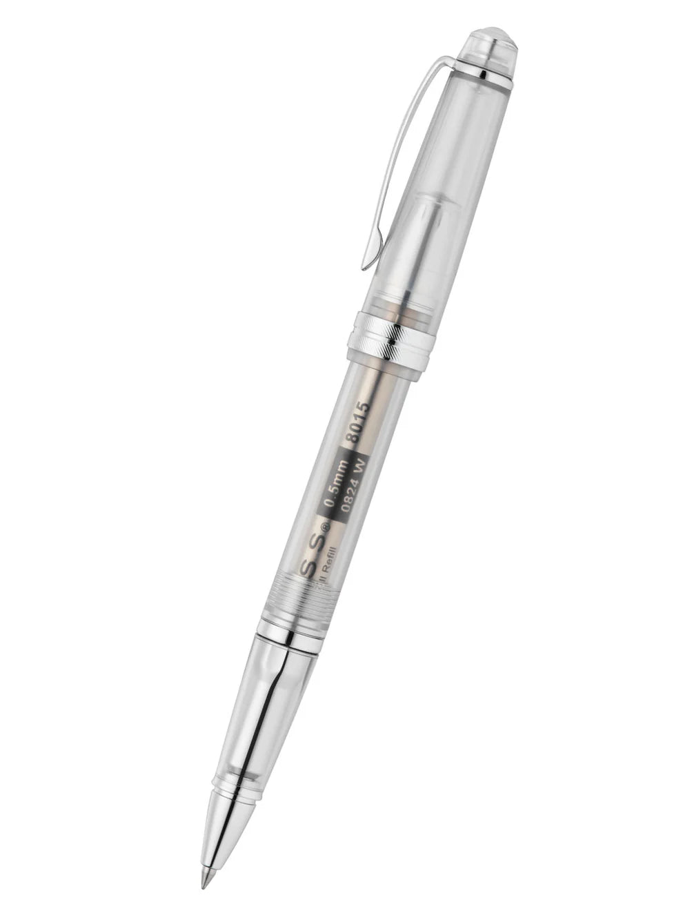 Penna roller Bailey Light™ in resina trasparente traslucida