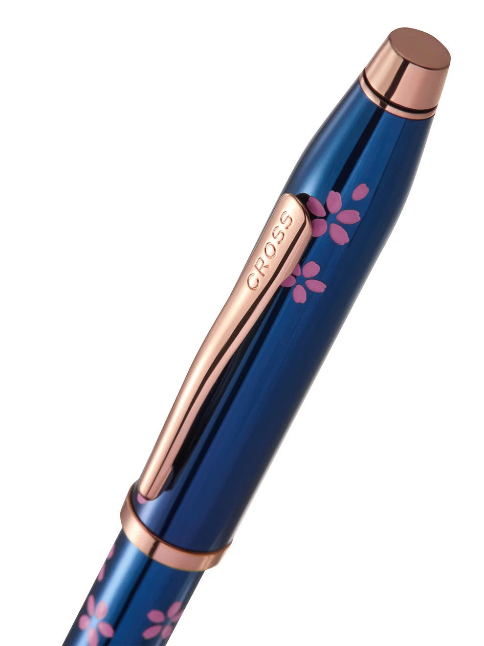 Penna Roller Century® II Cherry Blossom laccata blu traslucida
