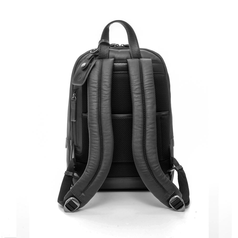 Zaino Round Large Tech Leather - Nero – A. G. Spalding & Bros.