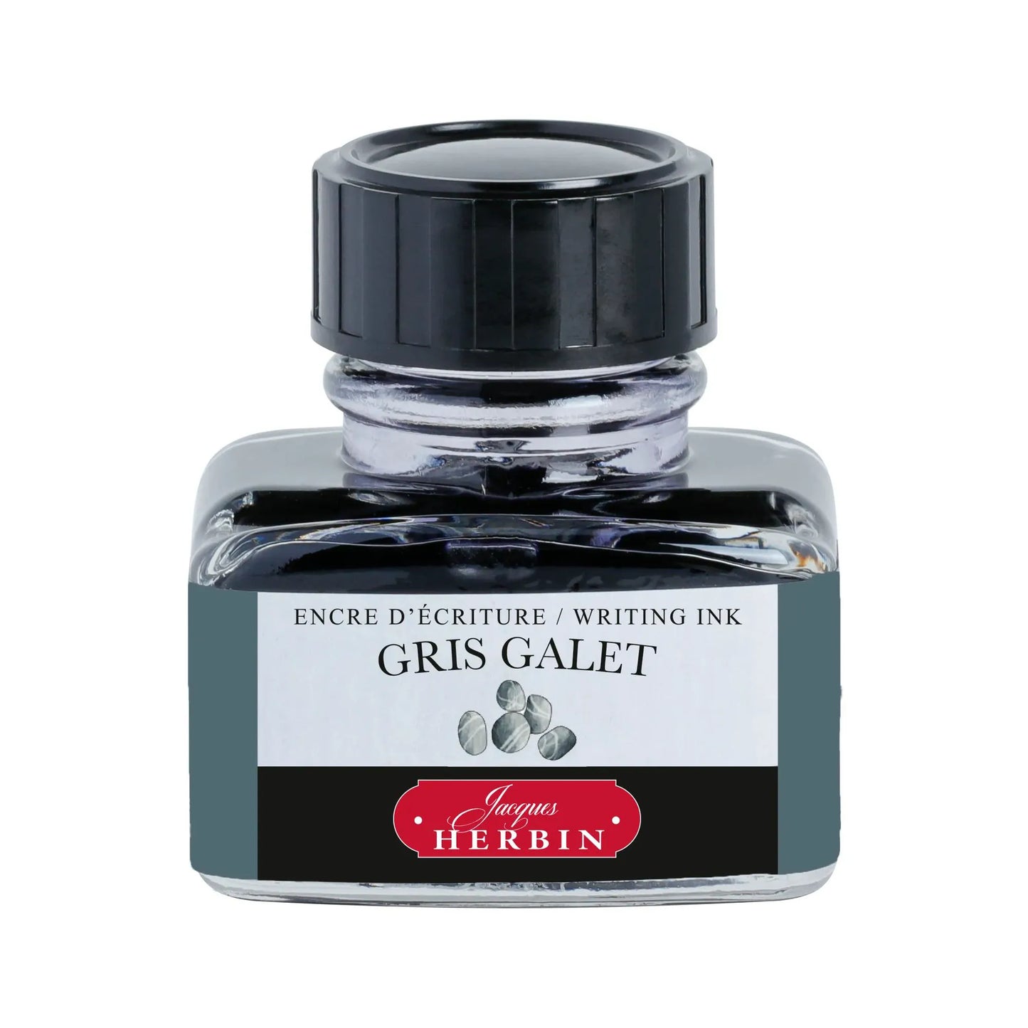 Jacques Herbin inchiostro per stilografica Gris Galet Grigio Ciottolo