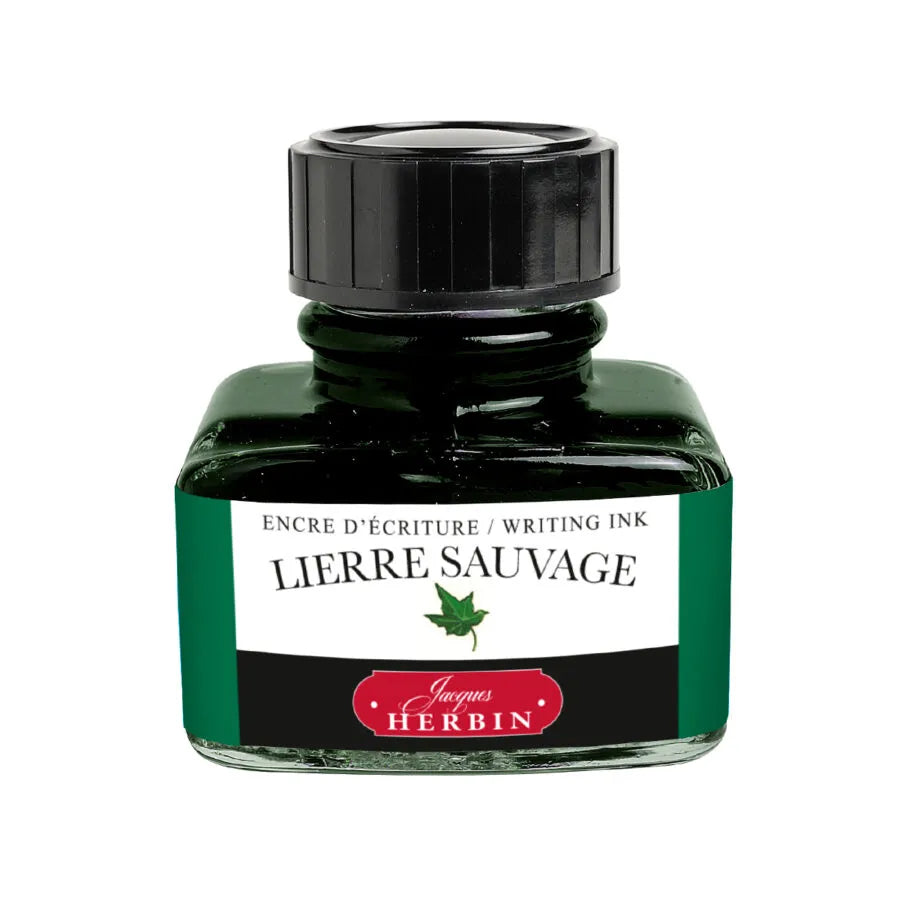 Jacques Herbin Inchiostro Verde Fôret - Flacone 30ml Per Penne Stilografiche E Roller - Foto 11