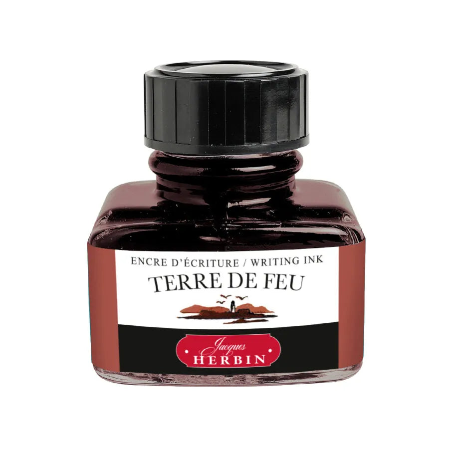 Jacques Herbin inchiostro per stilografica Terre de Feu Terra del Fuoco