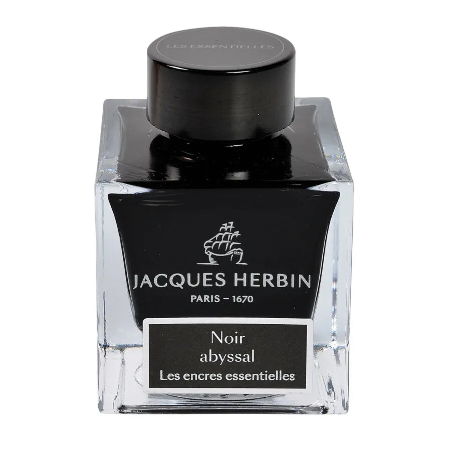 Jacques Herbin Prestige inchiostro per stilografica Les Encres essentielles Noir Abyssal