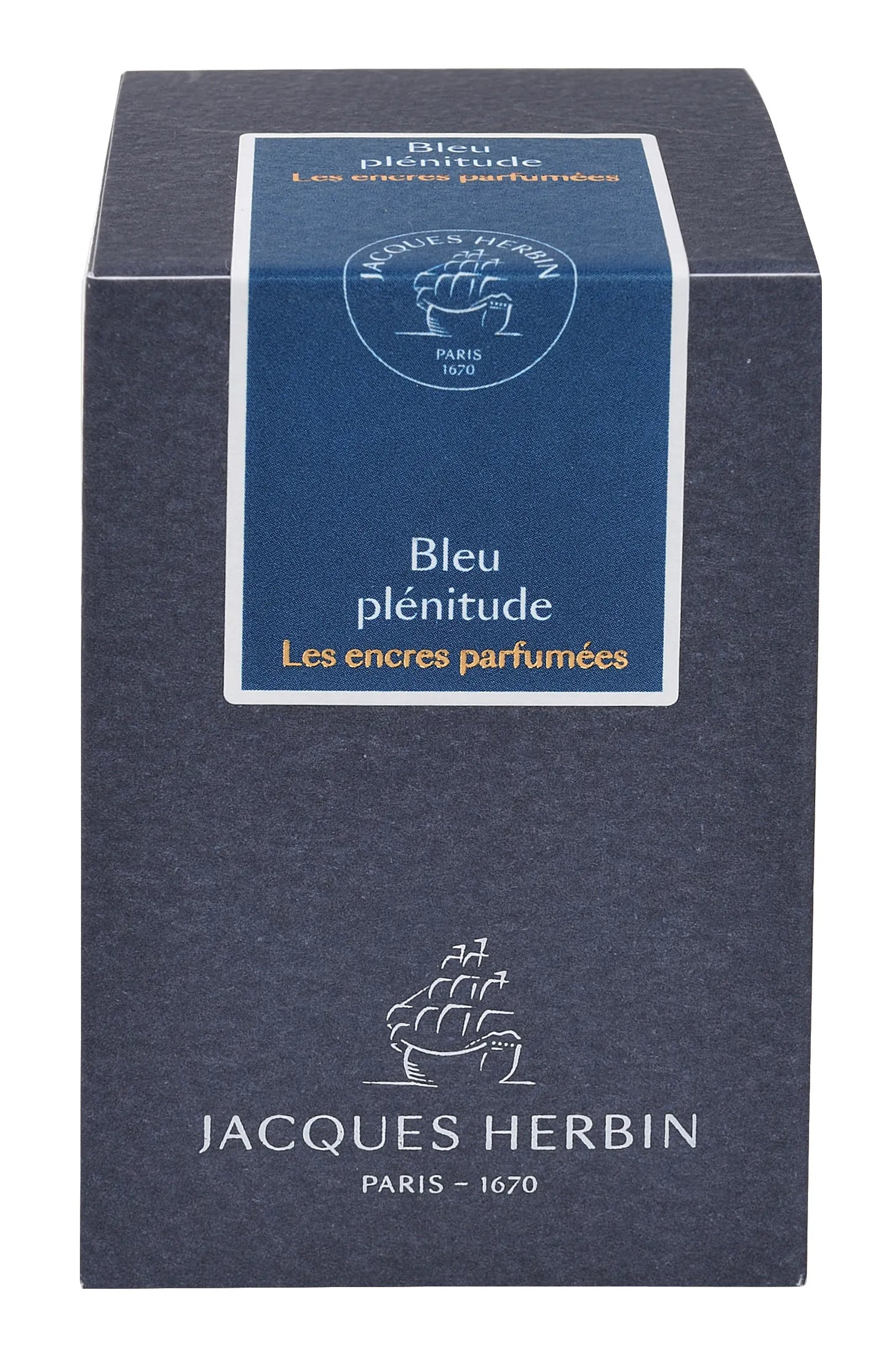 Jacques Herbin Prestige inchiostro per stilografica Encre parfumée, Bleu Plénitude