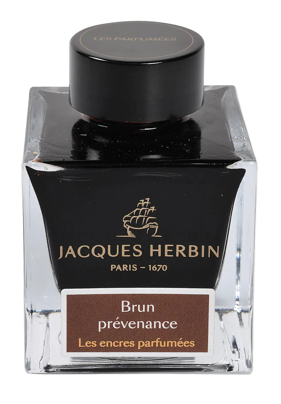 Jacques Herbin Prestige inchiostro per stilografica Encre parfumée, Brun Prévenance