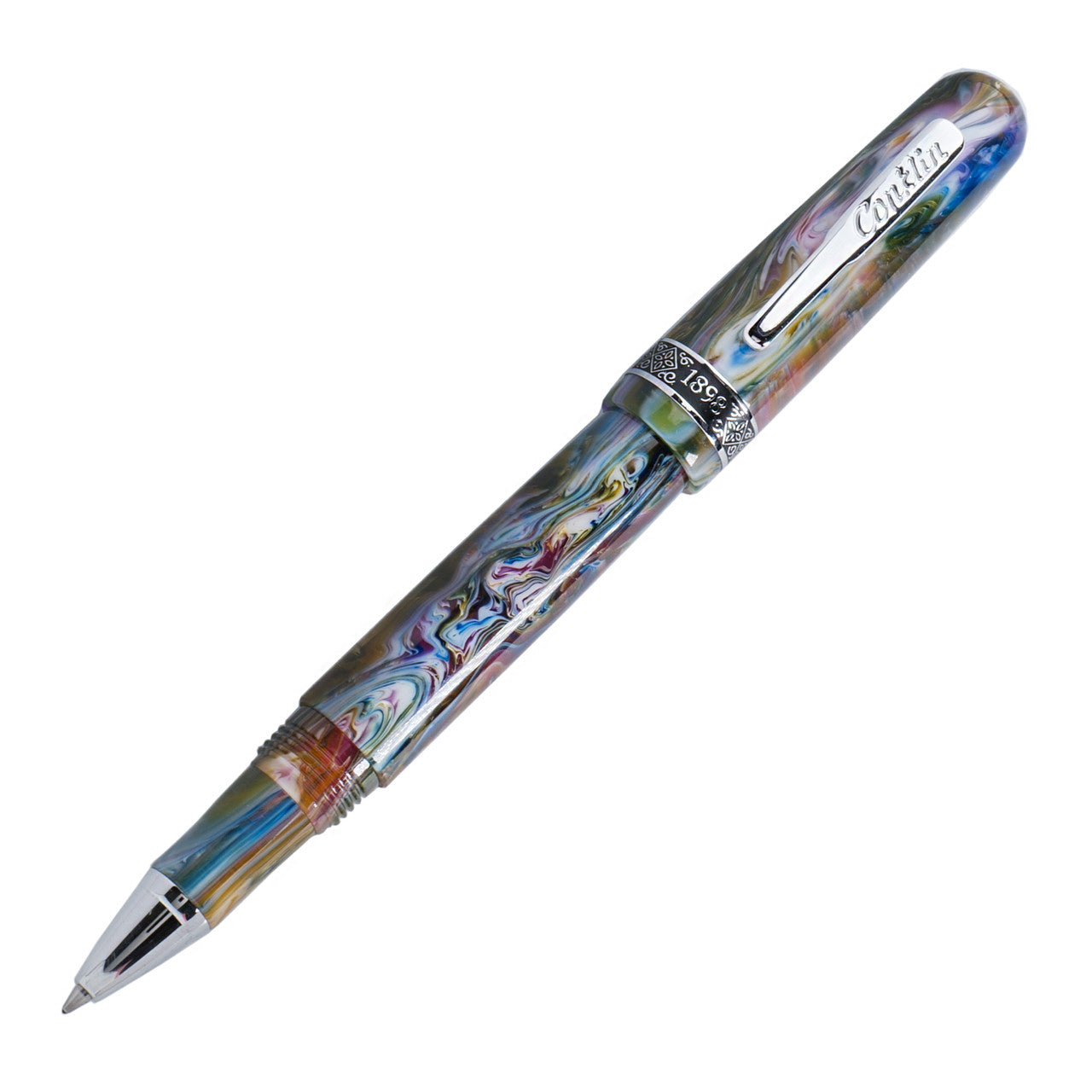 Penna Roller Conklin 1898 Misto resina verde