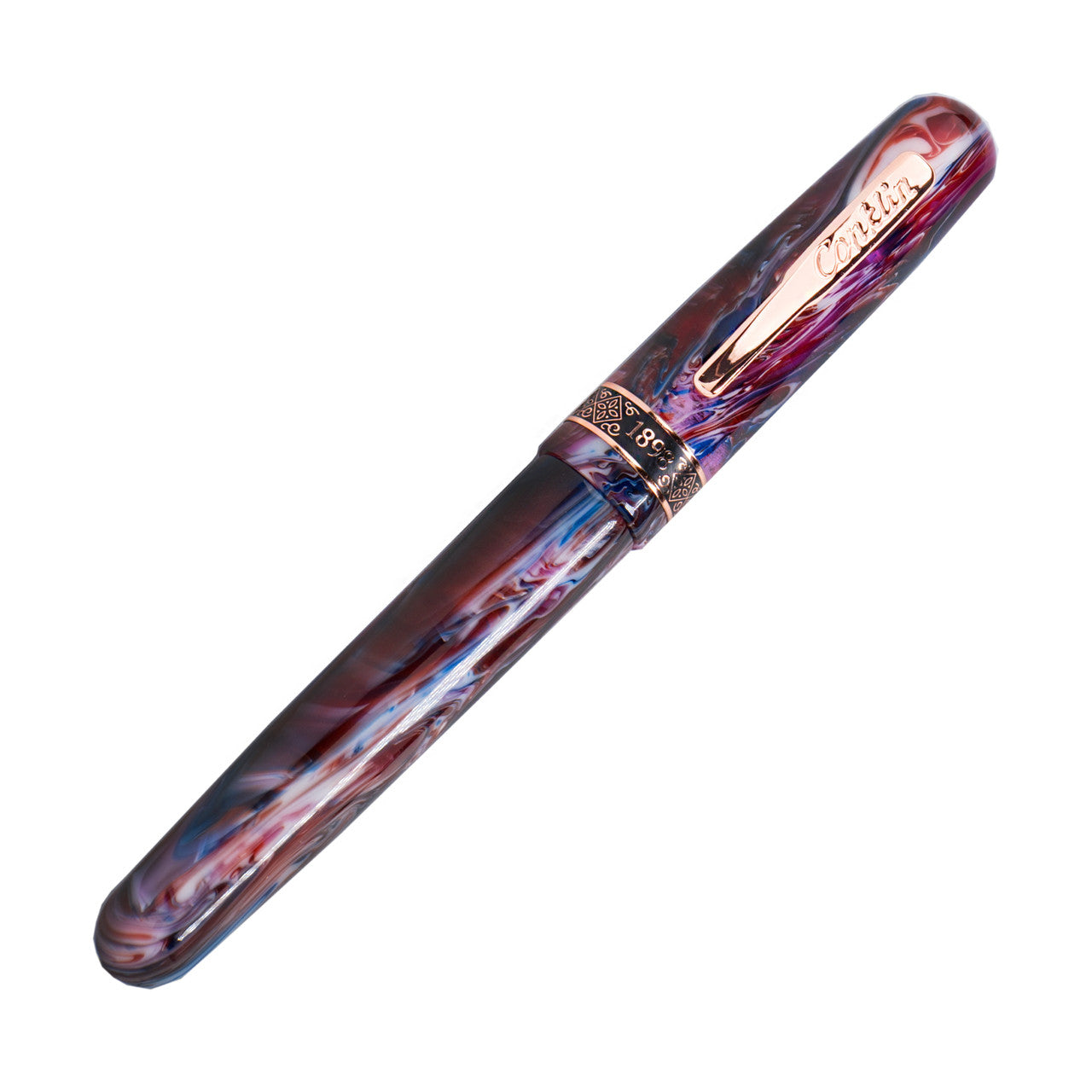 Penna Stilografica Conklin 1898 Misto resina viola
