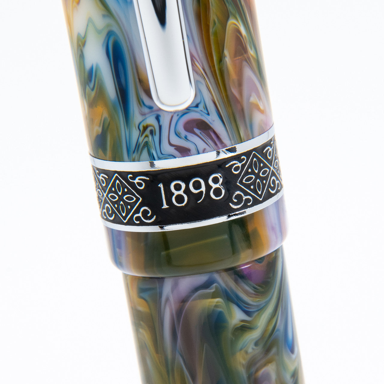 Penna Roller Conklin 1898 Misto resina verde
