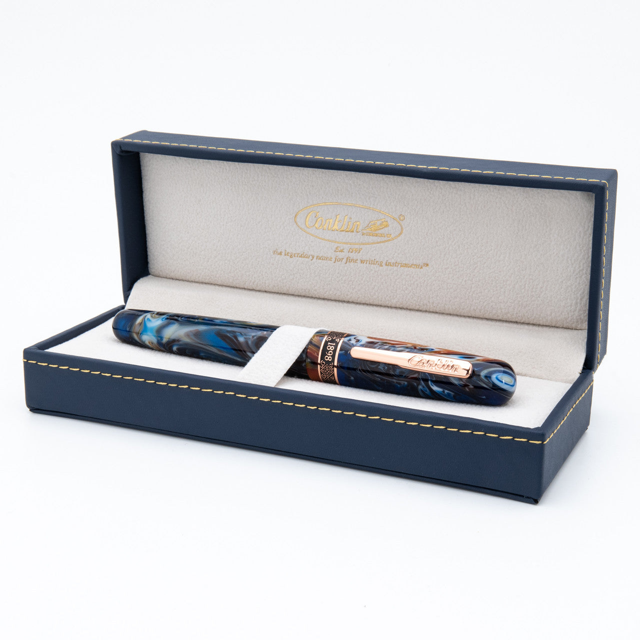 Penna Roller Conklin 1898 Misto resina arancione