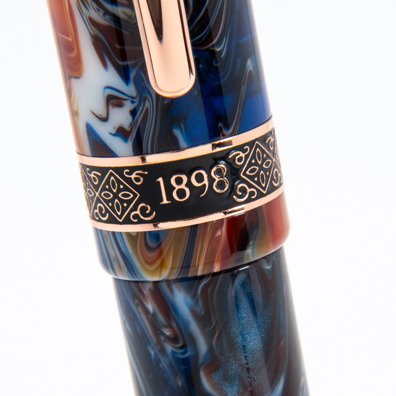 Penna Roller Conklin 1898 Misto resina arancione