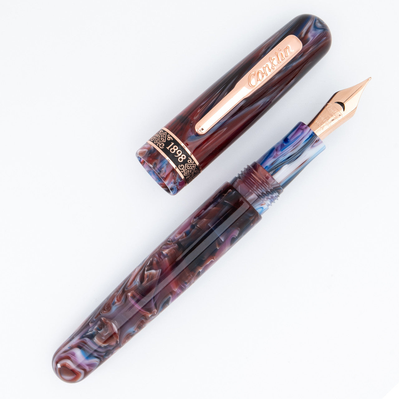 Penna Stilografica Conklin 1898 Misto resina viola
