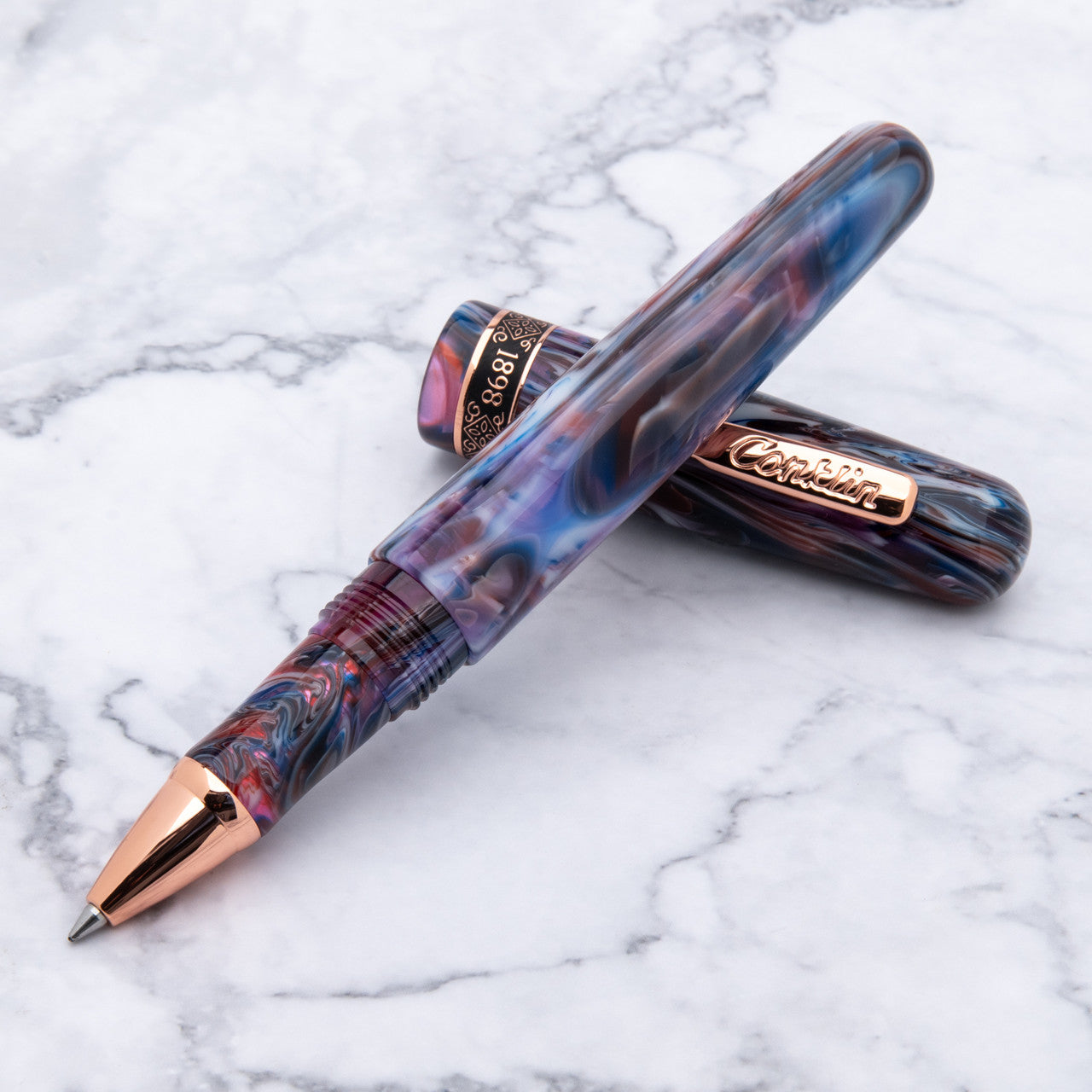 Penna Roller Conklin 1898 Misto resina viola