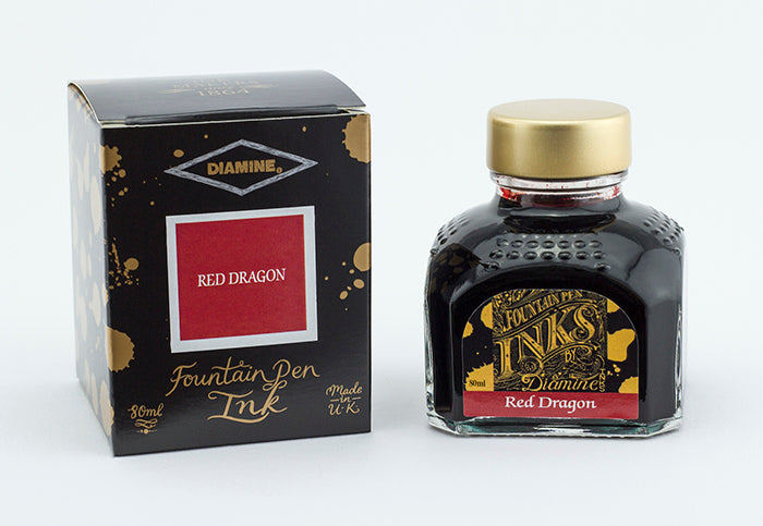 Inchiostro DIAMINE INK - RED DRAGON 80 ML