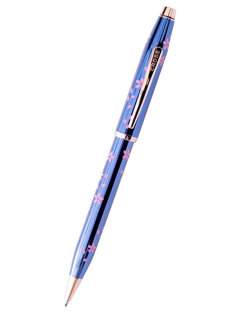 CROSS Penna a sfera Century® II Cherry Blossom laccata blu traslucida