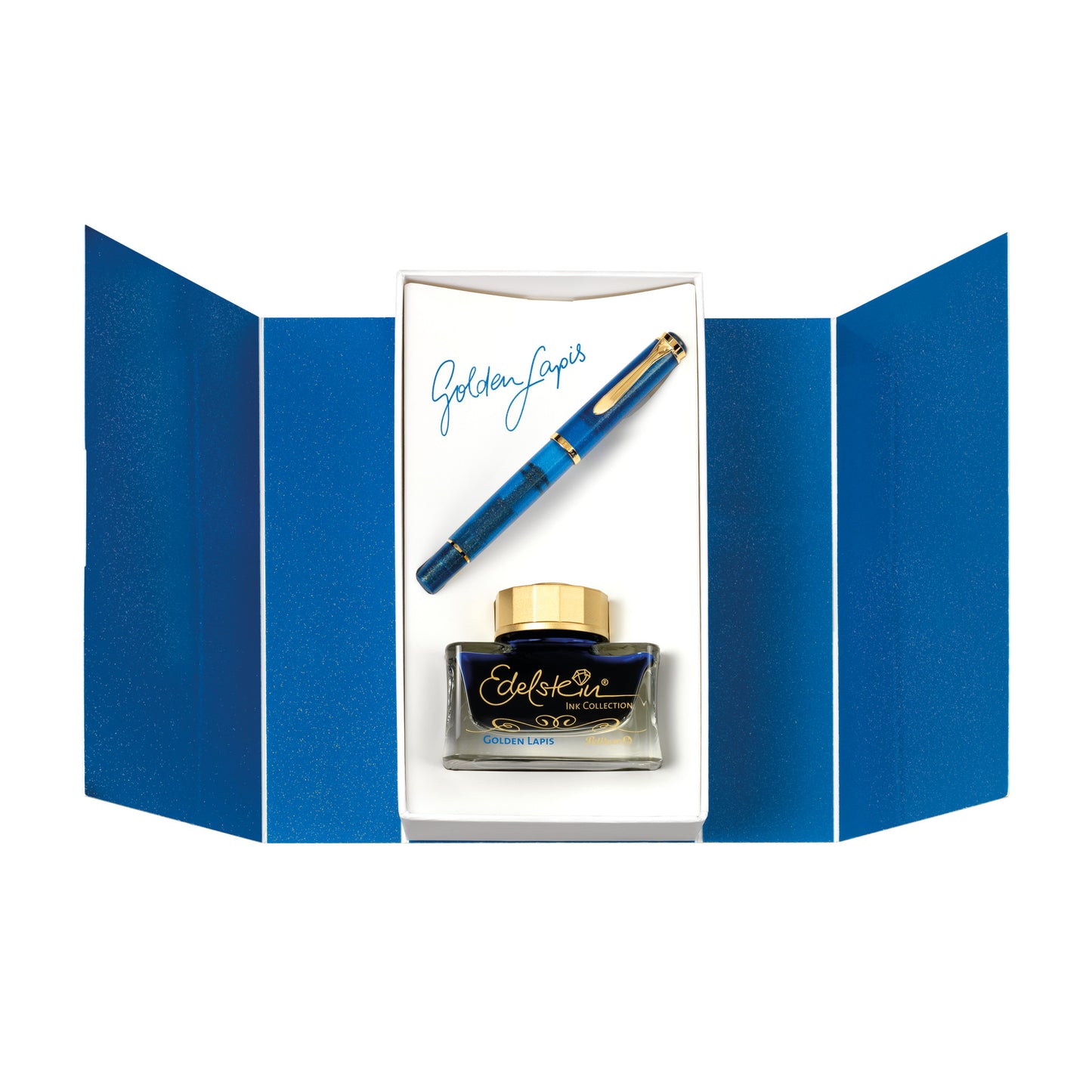 Penna stilografica Pelikan M200 GOLDEN LAPIS