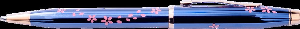 CROSS Penna a sfera Century® II Cherry Blossom laccata blu traslucida