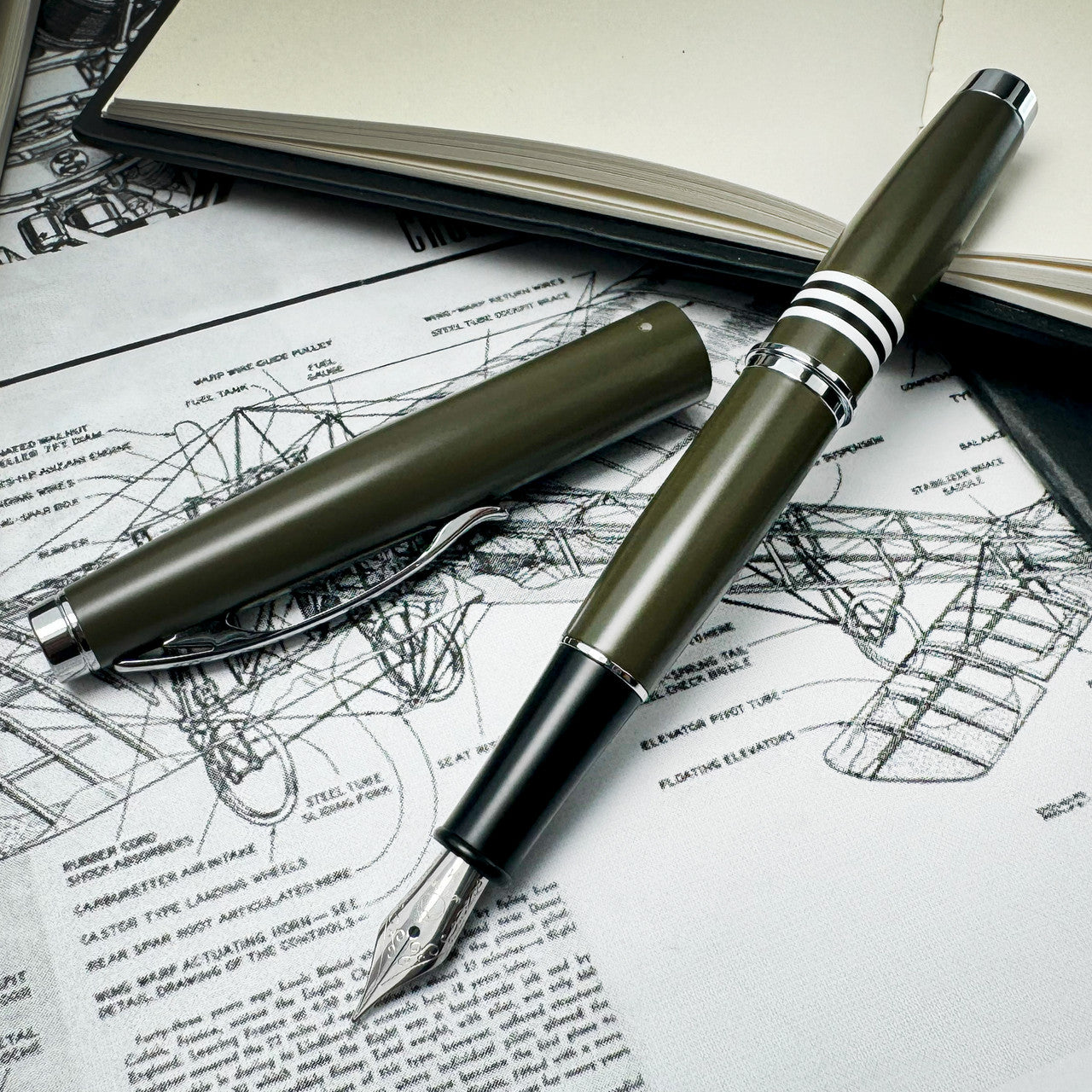 Penna Stilografica Monteverde Dakota Military Green