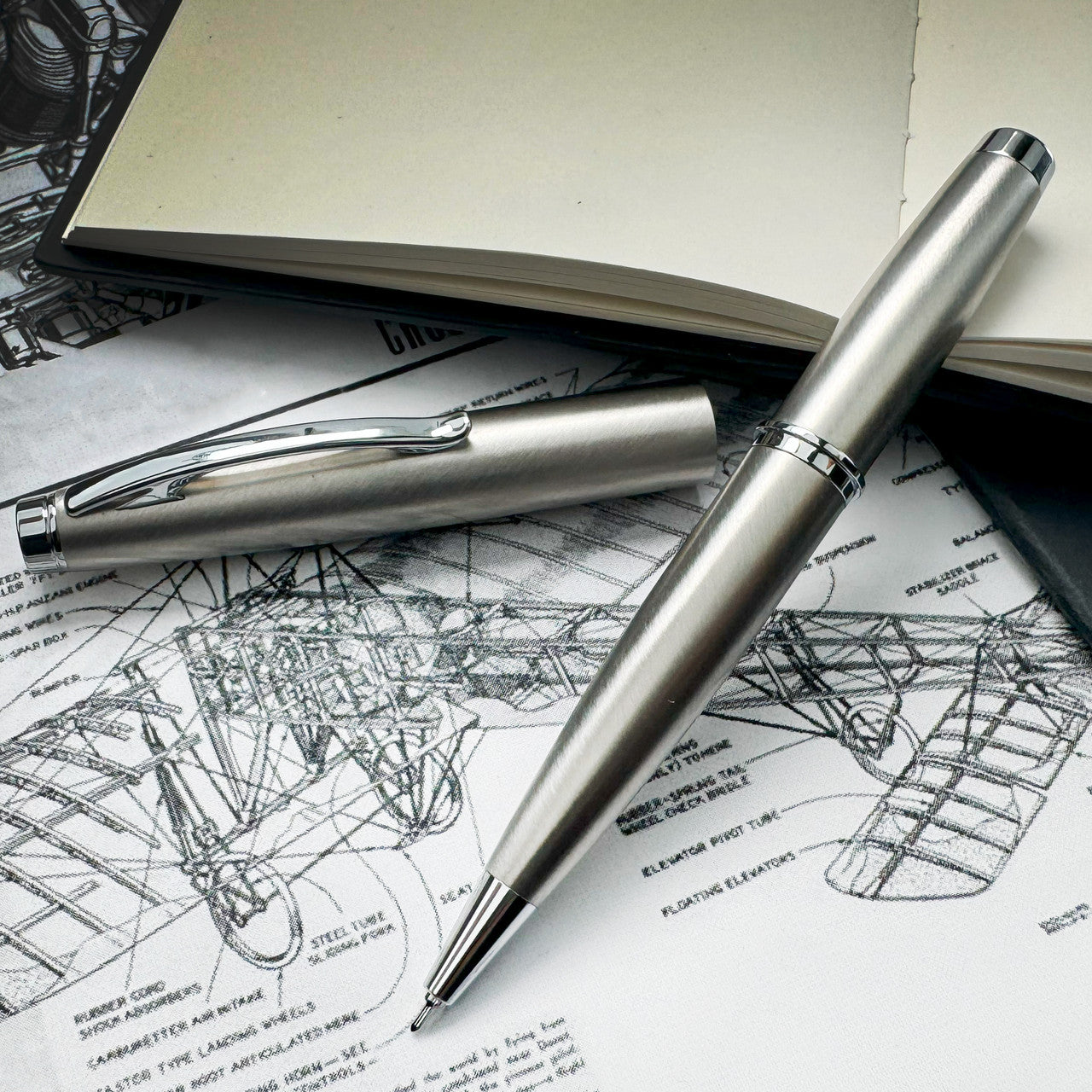 Penna Roller Monteverde Dakota Stainless Steel