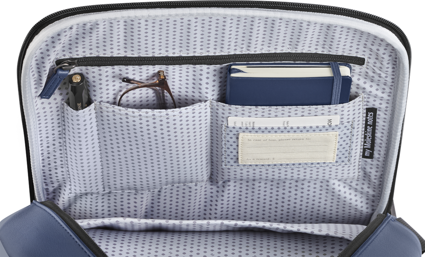 Borsa per dispositivi verticale Collezione Classic, Blu zaffiro, Blue - MOLESKINE