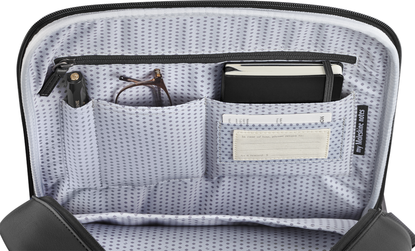 Borsa per dispositivi verticale Collezione Classic, Nero, Black - MOLESKINE