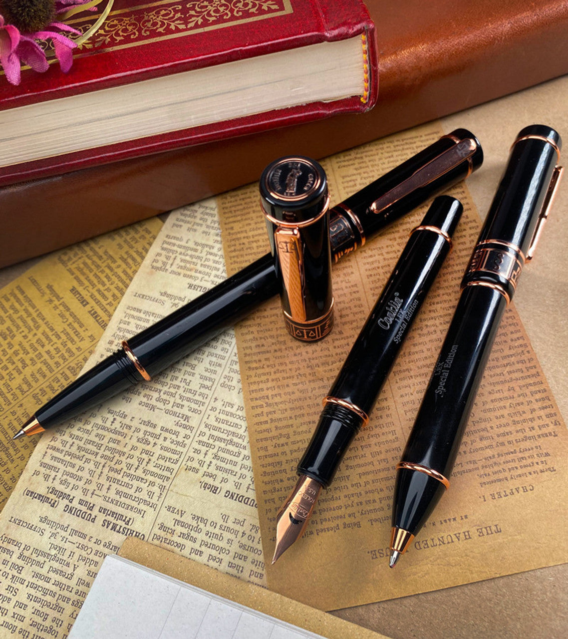 Penna Stilografica Conklin Lex in set con inchiostro special edition