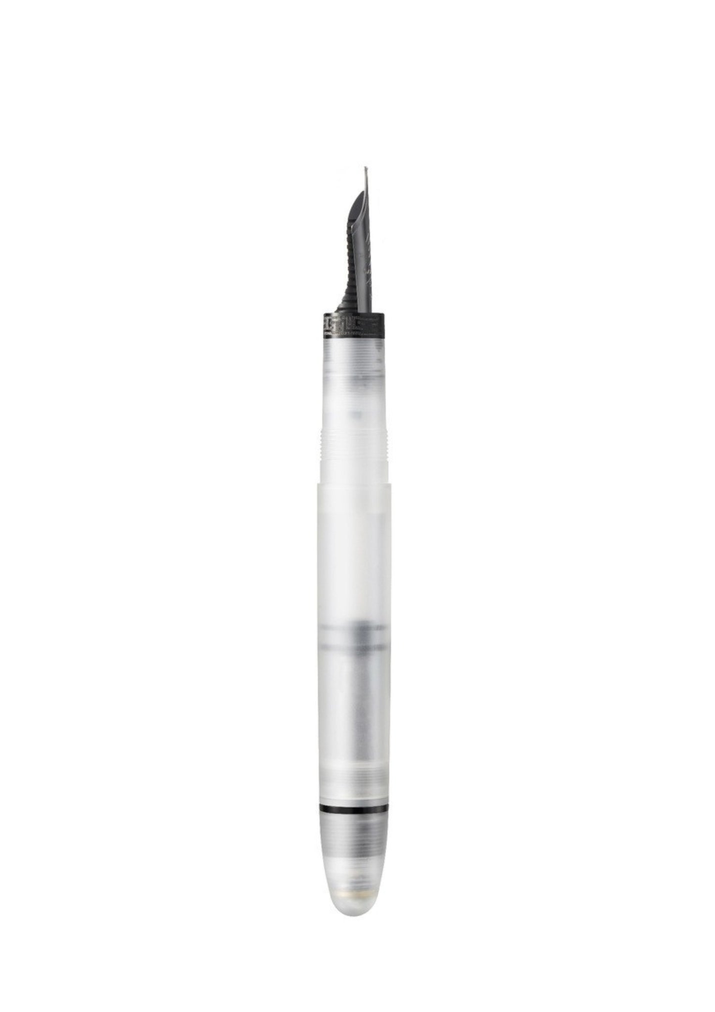 OMAS OGIVA FROSTED DEMONSTRATOR FOUNTAIN PEN WITH BLACK TRIM