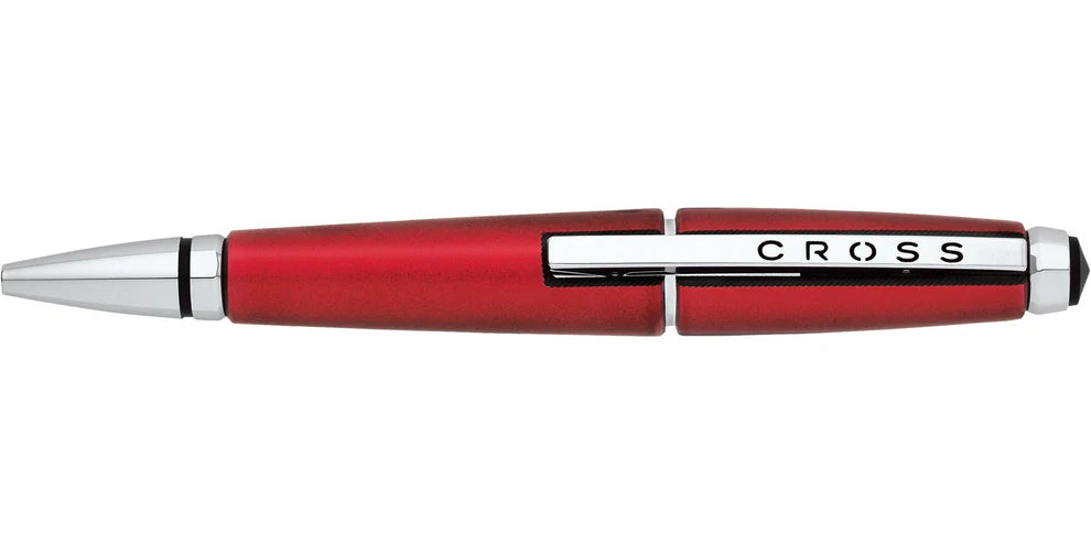 Penna Roller in gel laccato rosso Edge
