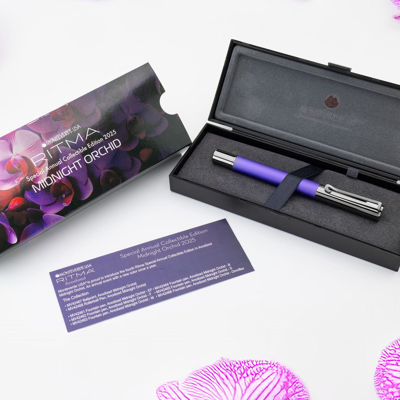 Penna Stilografica Monteverde USA® Ritma Special Annual Collectible Edition 2025 Midnight Orchidea (Copia)