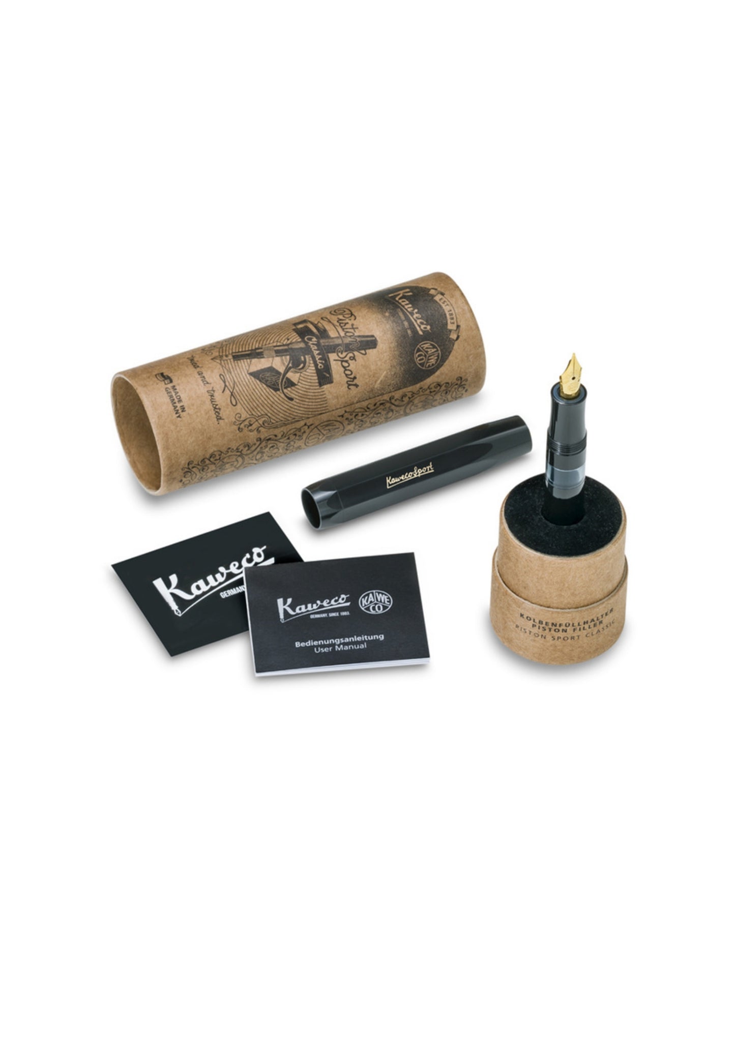 Kaweco PISTON SPORT CLASSIC - Nero / Oro
