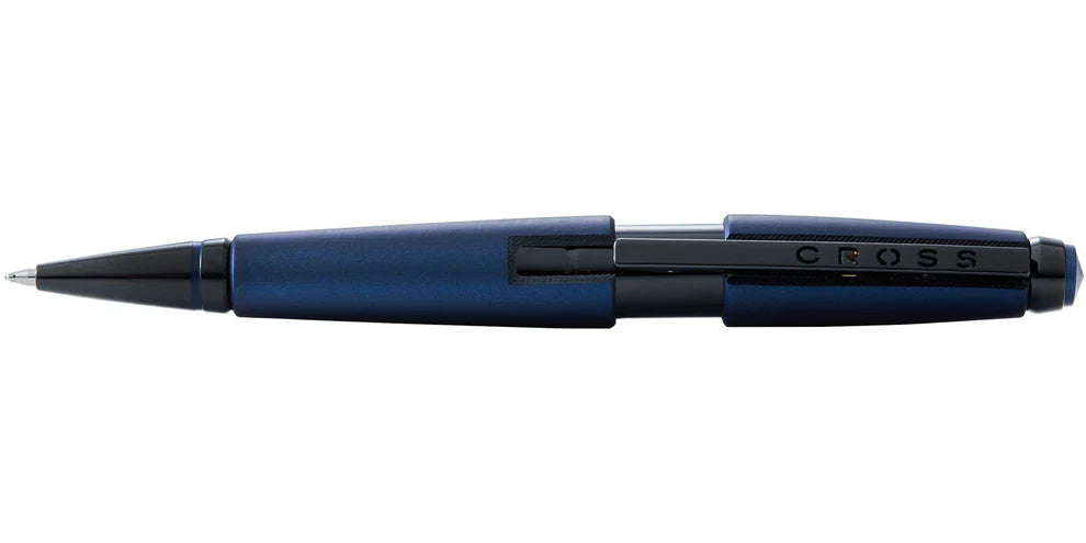 Penna Roller in gel laccato blu opaco Edge