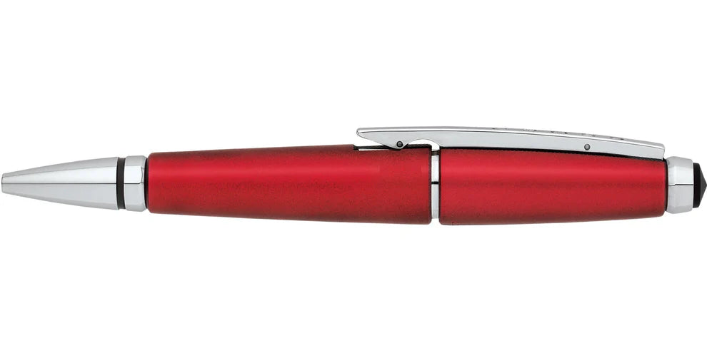 Penna Roller in gel laccato rosso Edge