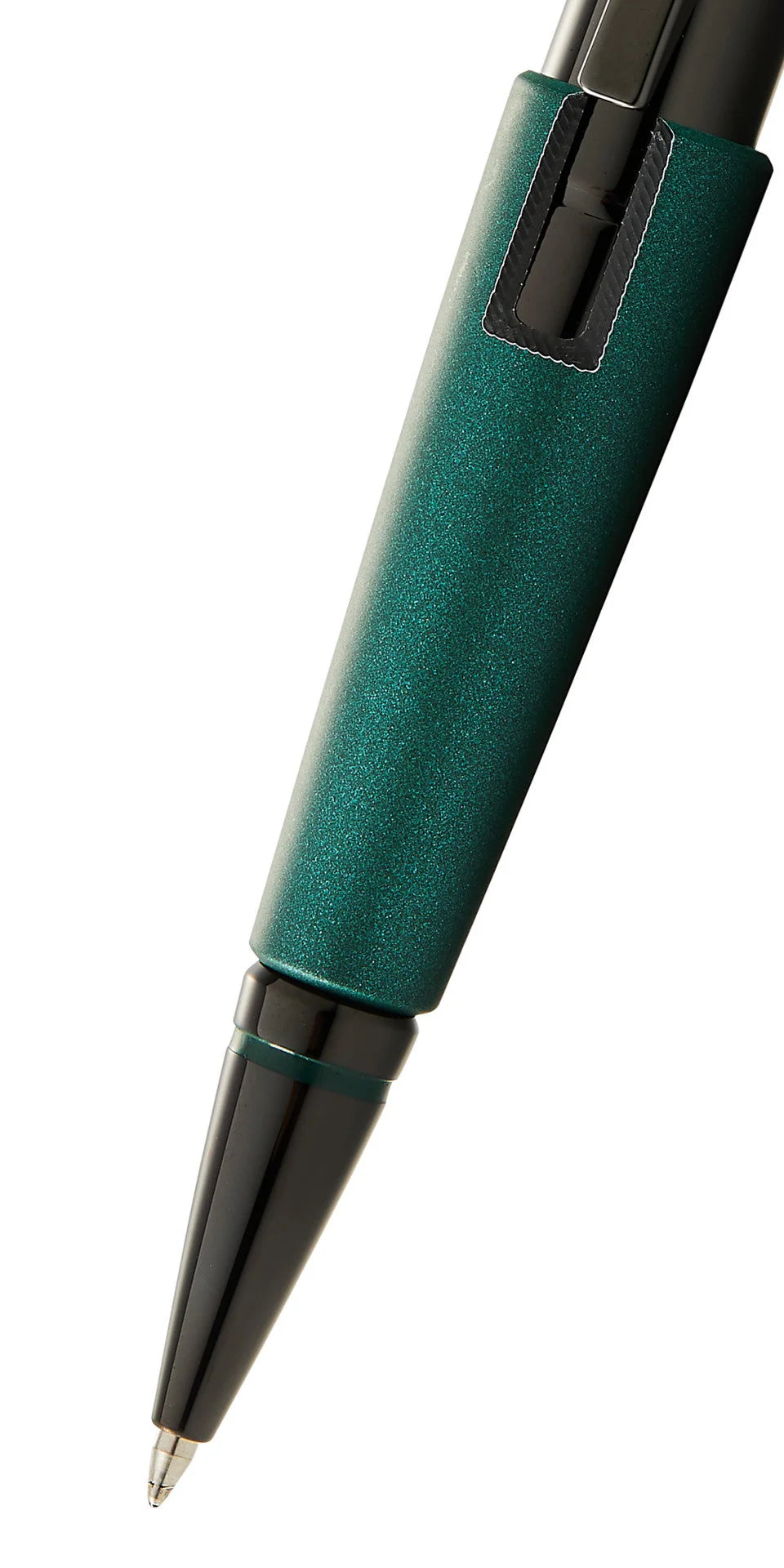 Penna Roller in gel laccato verde opaco Edge