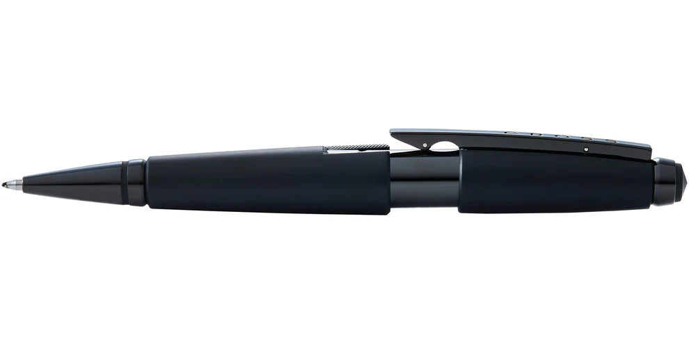 Penna Roller in gel laccato nero opaco Edge