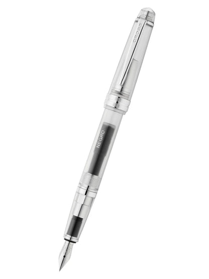 Penna stilografica Bailey Light™ con pennino extra fine in resina trasparente traslucida