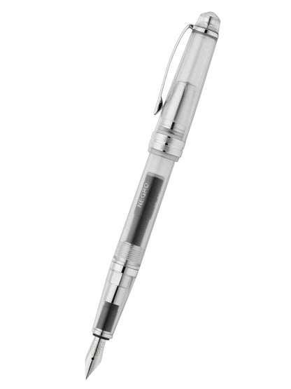Penna stilografica Bailey Light™ con pennino extra fine in resina trasparente traslucida