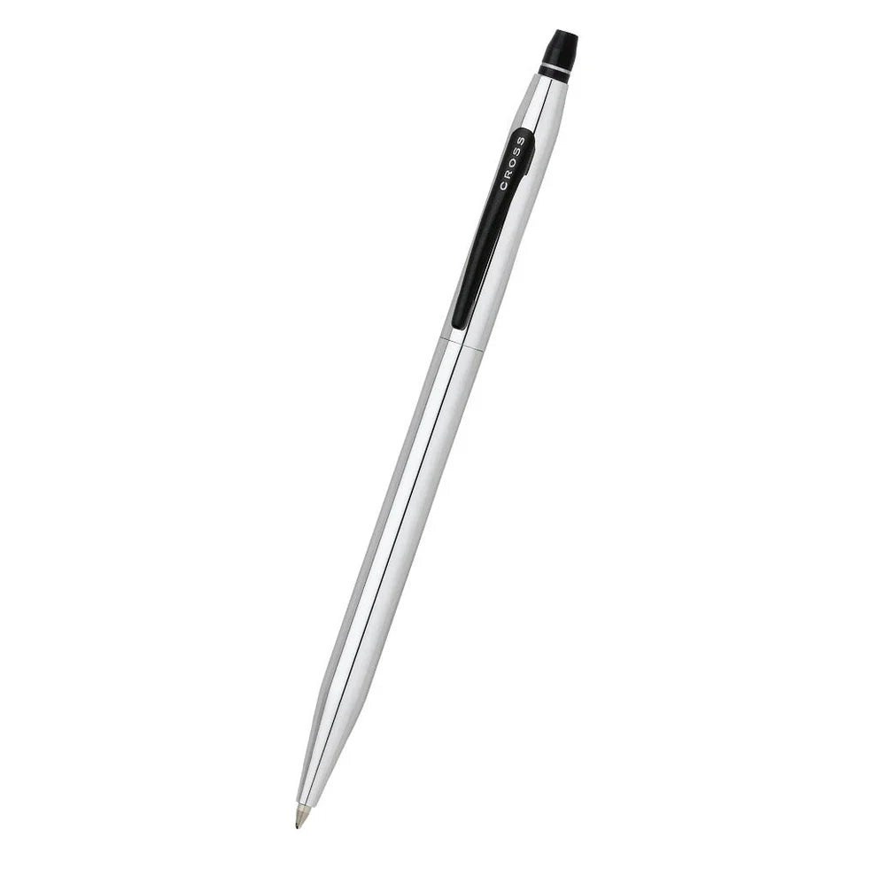 Penna roller Selectip® Click™ Chrome con dettagli neri