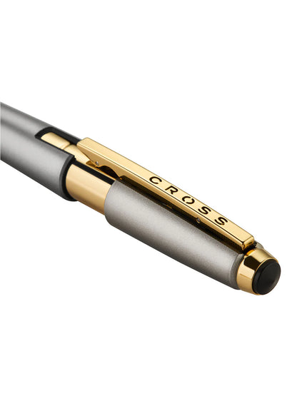 Penna Roller Selectip® Edge™ Sonic Titanium Lacquer con finiture PVD oro