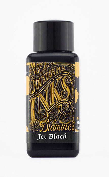 Inchiostro DIAMINE INK - JET BLACK 30 ML