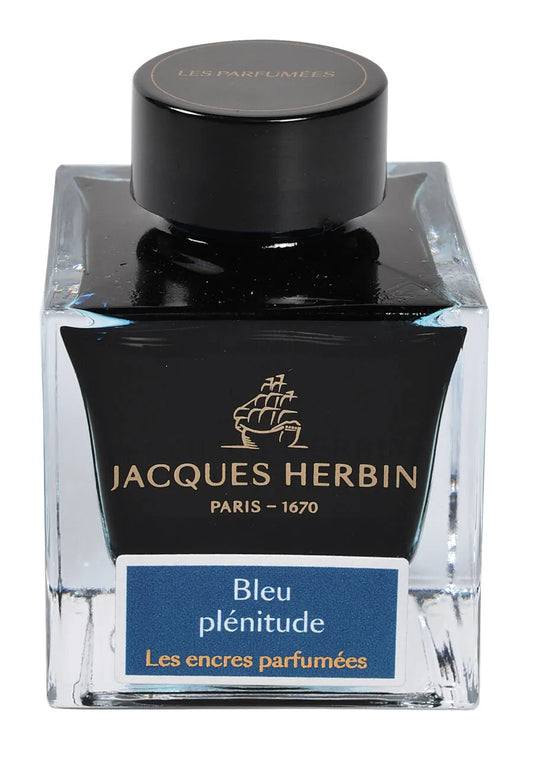 Jacques Herbin  Prestige inchiostro per stilografica Encre parfumée, Bleu Plénitude