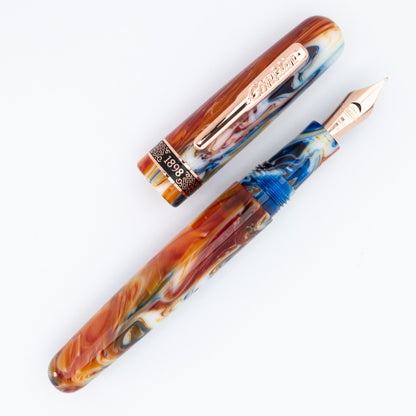 Penna Stilografica Conklin 1898 Misto resina arancio