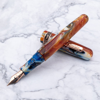Penna Stilografica Conklin 1898 Misto resina arancio