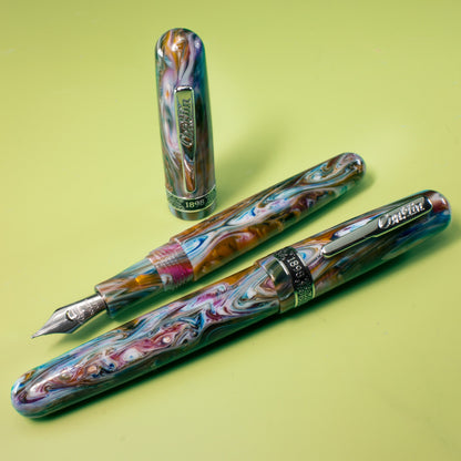 Penna Stilografica Conklin 1898 Misto resina verde