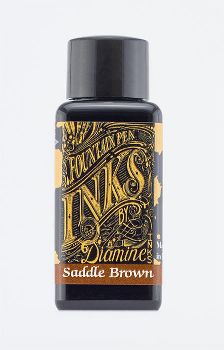 Inchiostro DIAMINE INK - SADDLE BROWN 30 ML