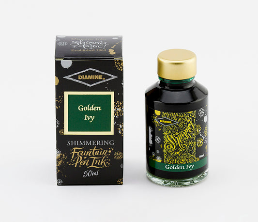 Inchiostro DIAMINE INK - SHIMMERING GOLDEN IVY 50 ML