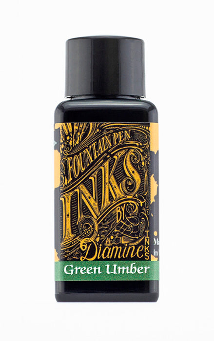 Inchiostro DIAMINE INK - GREEN UMBER 30 ML