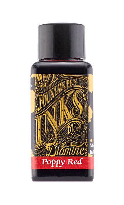 Inchiostro DIAMINE INK - POPPY RED 30 ML