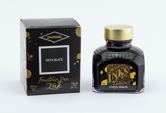 Inchiostro DIAMINE INK - ONYX BLACK 80 ML